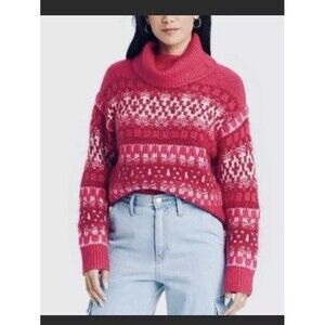 Turtleneck Pullover Sweater Universal Thread XXL